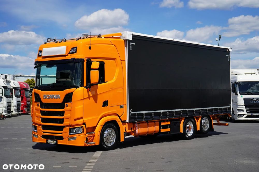Scania / S 500 / ACC / E 6 / FIRANKA / 19 PALET / RETARDER / OŚ SKRĘTNA / PEŁNA OPCJA - 1