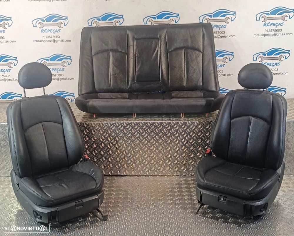.BANCO BANCOS MERCEDES BENZ CLASS E W211 PELE AQUECIDO AIRBAG FRENTE FRONTAL TRASEIRO TRÁS - 14