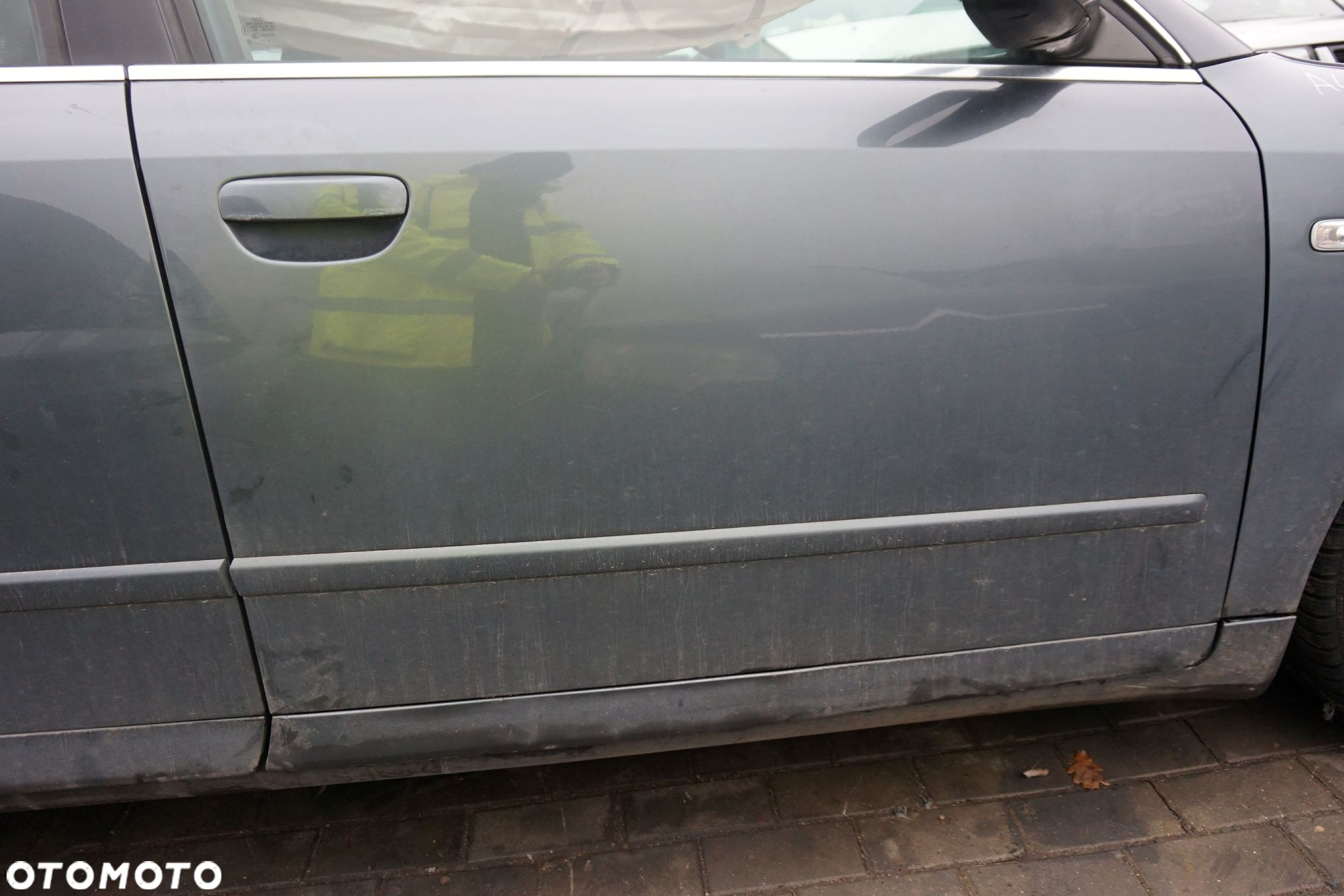 DRZWI PRZEDNIE PRAWE A4 B6 SEDAN LX7Z  SZARY AUDI 2000-2006 - 3