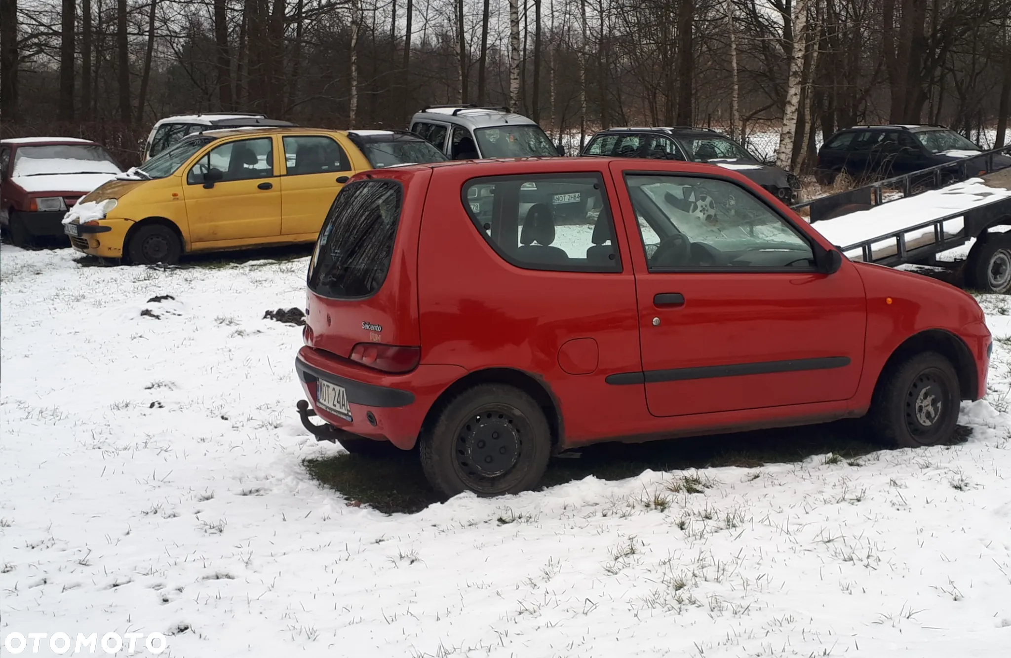 Fiat 127 Cinquecento Seicento 900 Silnik 80tys.km Skrzynia Zawieszenie Koła Drzwi - 9