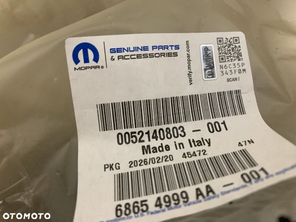 NOWA ORYGINALNA KIEROWNICA POWIETRZA FIAT 500E BEV 20-26 52140803 68654999AA - 5