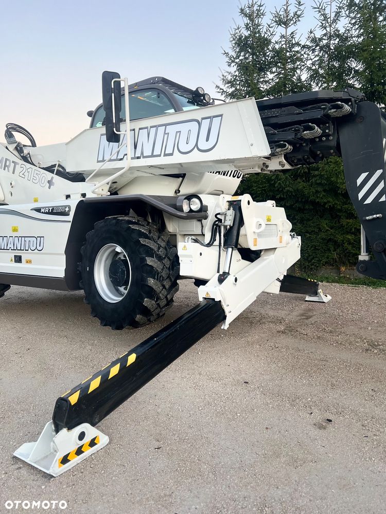 Manitou Ładowarka teleskopowa Manitou Mrt 2150 + Privilage Roto obrotowa 360 Pilot sterowanie radiowe Kosz Widły 2016/17 1840 2550 2540 silnik Mercedes 2150+ Merlo - 25