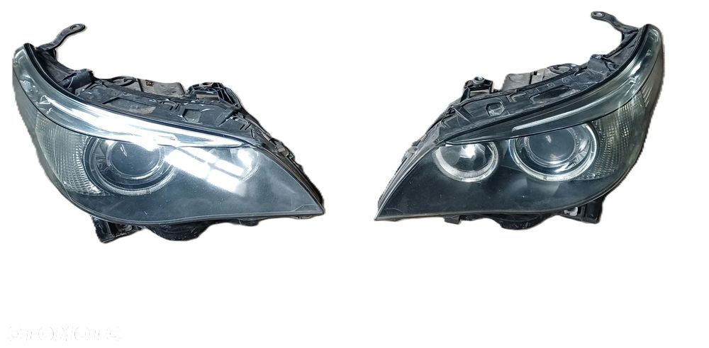 LAMPY XENON DS2 DYNAMIC BMW E60 E61 PRZEDLIFT SKRĘTNE PRAWA LEWA - 1