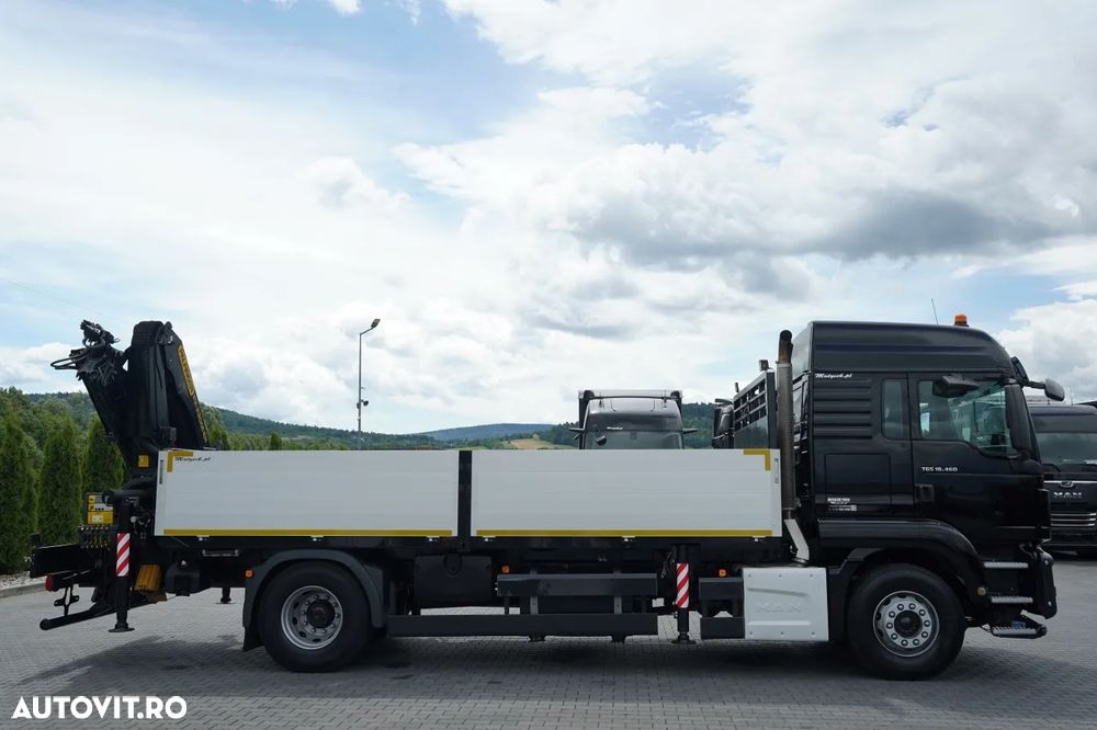 MAN TGS 18.460 / 4X2 / DROPSIDE / PALFINGER PK 230001 / MAX. LOAD CAPACITY: 5,950 KG / NAVI / ROTATOR / PARKING AIR CONDITIONING / MANUAL / EURO 6 - 15