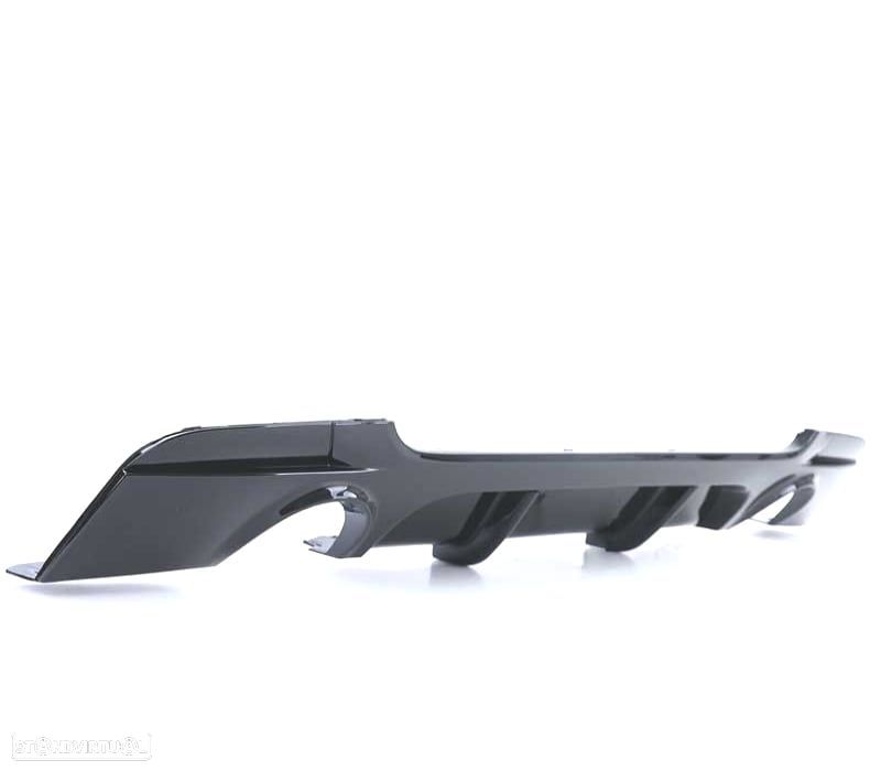 DIFUSOR BMW E92 E93 COUPE CABRIO LOOK M PERFORMANCE PRETO BRILHANTE O---O - 3