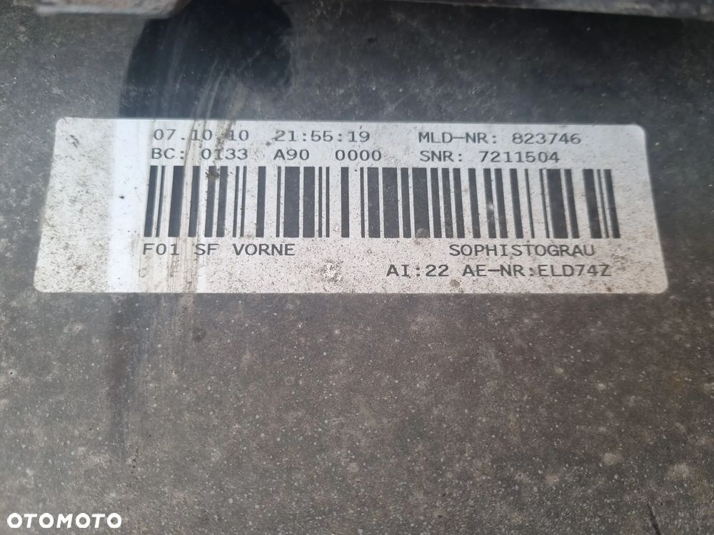BMW 7 F01 F02 ZDERZAK PRZEDNI PRZÓD - 6