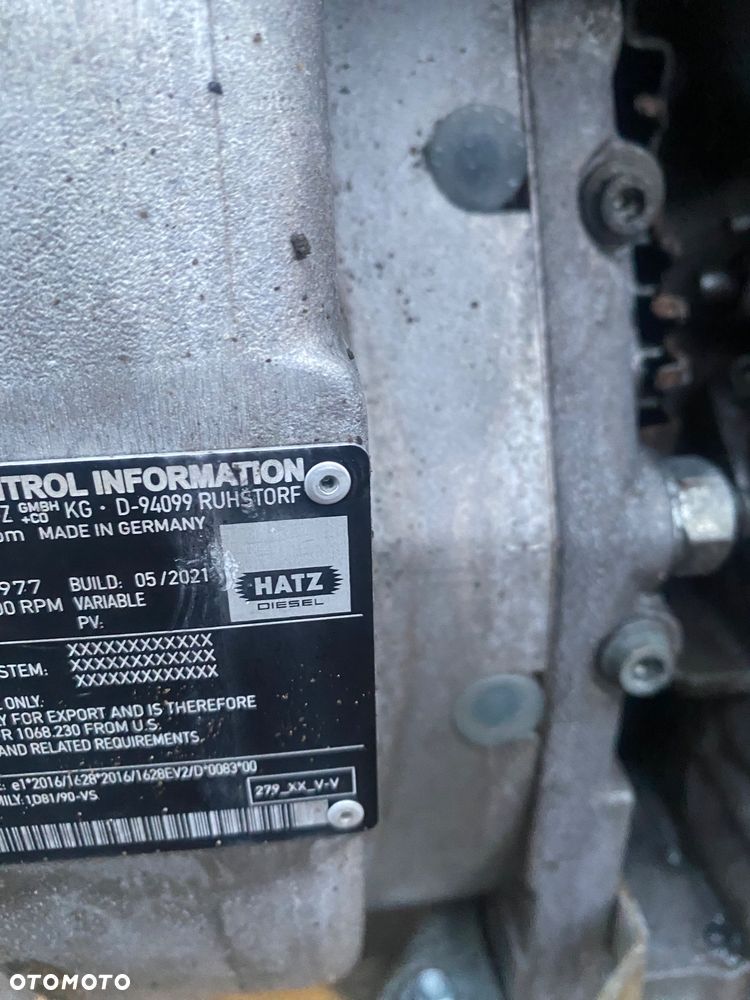 Hatz supra 1d81 silnik  2021 rok zagęszczarka gruntu Wacker - 5