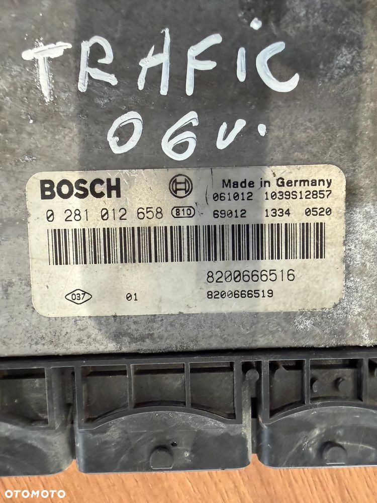 Trafic  Vivaro 2,0 DCI E4 06r zestaw startowy 0281012658 - 2