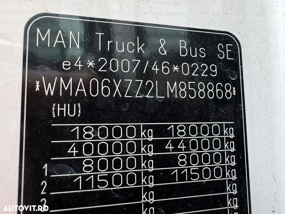 MAN TGX 18.510 XLX, RETARDER, Clima stationara, Finantare - 32