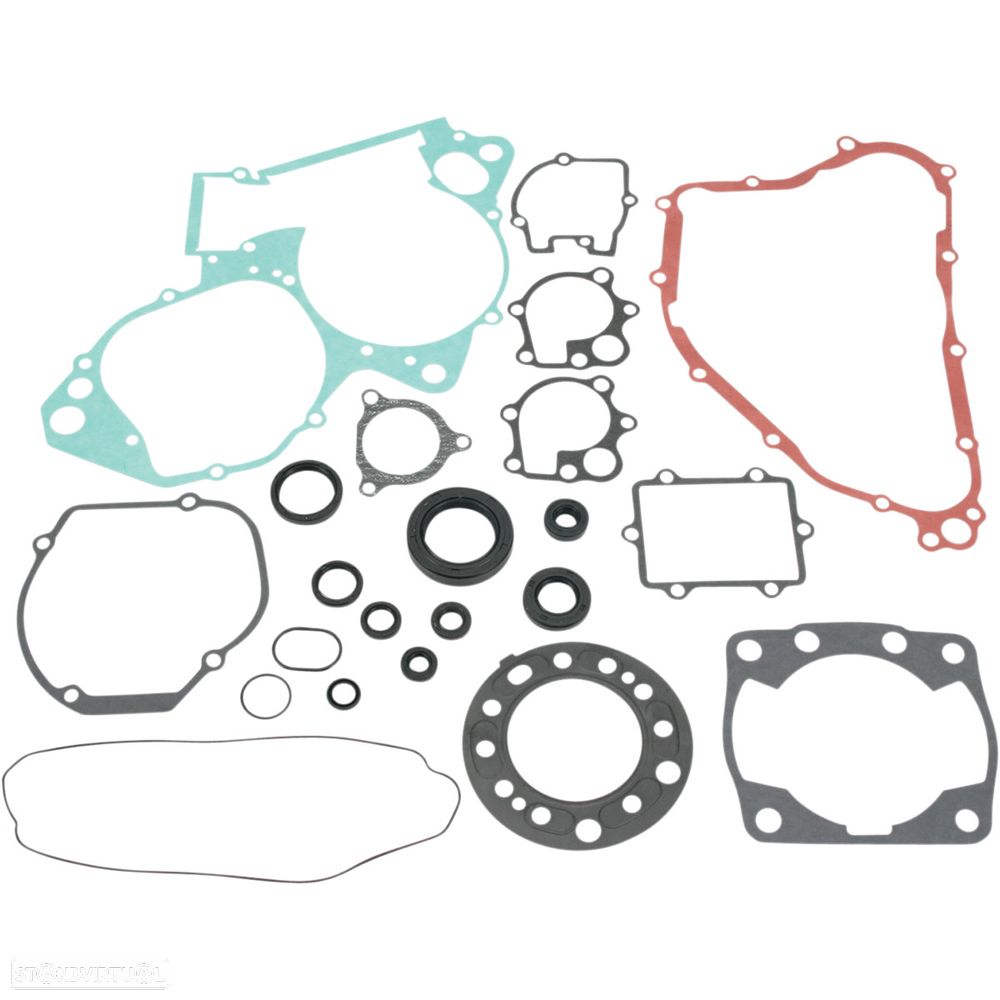 kit juntas completo com vedantes oleo moose racing honda cr 250 - 1