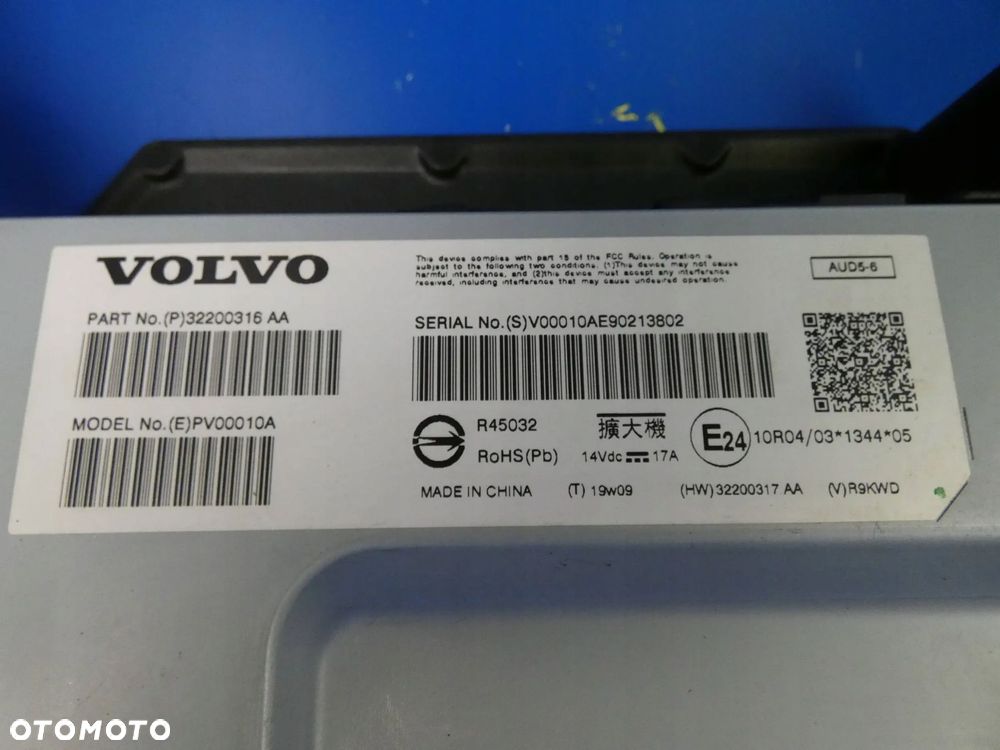 VOLVO V90 II S90 XC90 II XC60 II WZMACNIACZ AUDIO RADIA - 2