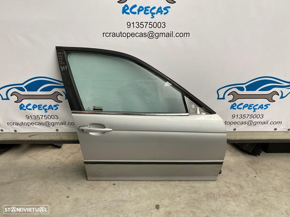 PORTA FRENTE FRONTAL DIREITA BMW SERIE 3 E46 FECHO ELEVADOR MOTOR PUXADOR VIDRO - 4