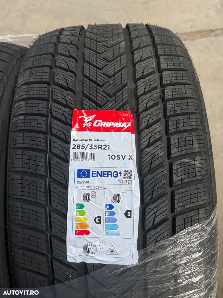 Vând set anvelope 285/35/21-325/30/21 gripmax de iarnă noi - 8