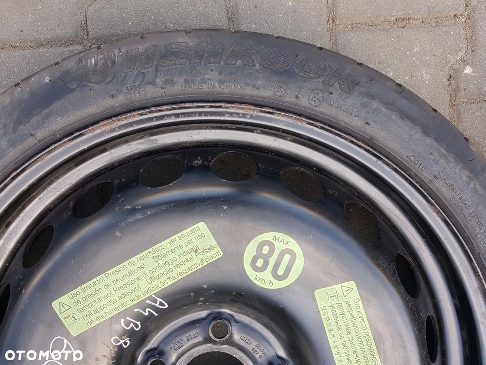 AUDI A4 B8 08-16r A5 8T KOŁO DOJAZDOWE 19 5X112 LEWAREK - 6