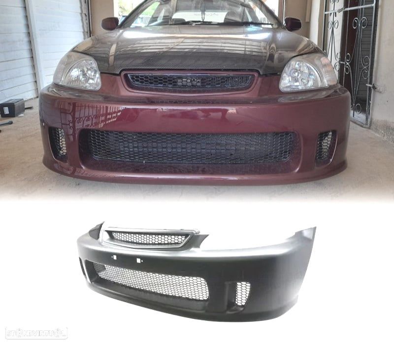 PARA-CHOQUES DIANTEIRO HONDA CIVIC 99-00 LOOK N1 - 1