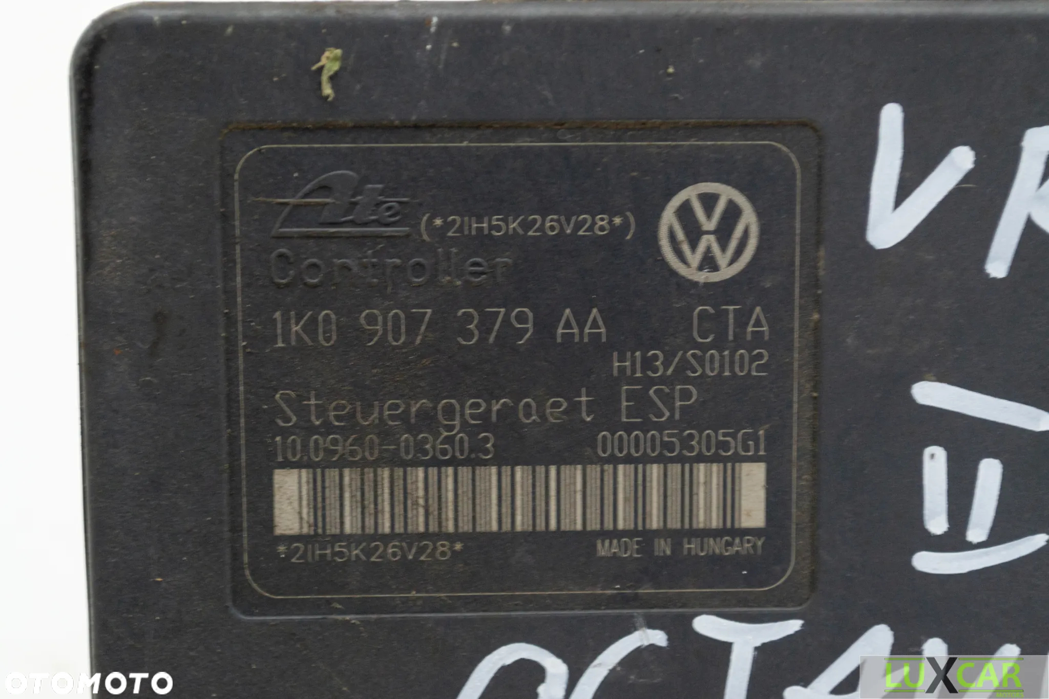 SKODA OCTAVIA II 2 VRS 2.0 TFSI POMPA STEROWNIK ABS 1K0907379AA 1K0614517AA GORLICE - 5