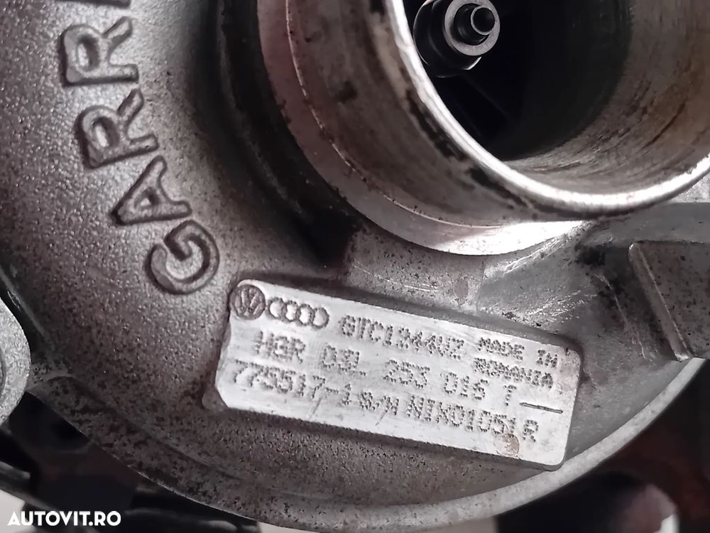 Turbo Turbina Vw Golf 6 VI Touran Caddy Skoda Octavia Seat 1.6 Tdi Euro 5 Motor CAY Cod 03L253016T - 7