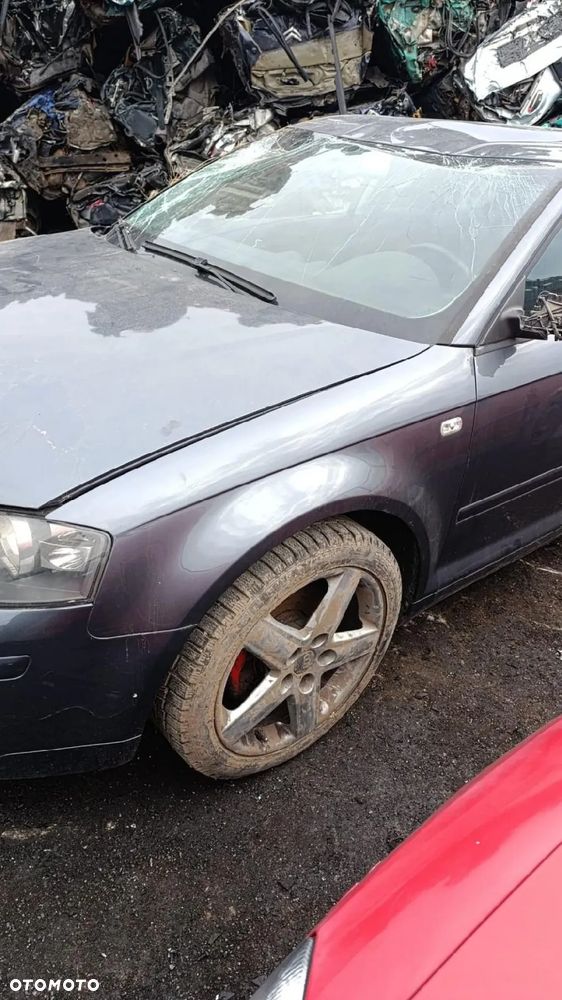 35956 Audi A3 8P model od 03-08 przedlift silnik 2.0 TDI 140 km BKP skrzynia GRF lakier LX7Z - 5
