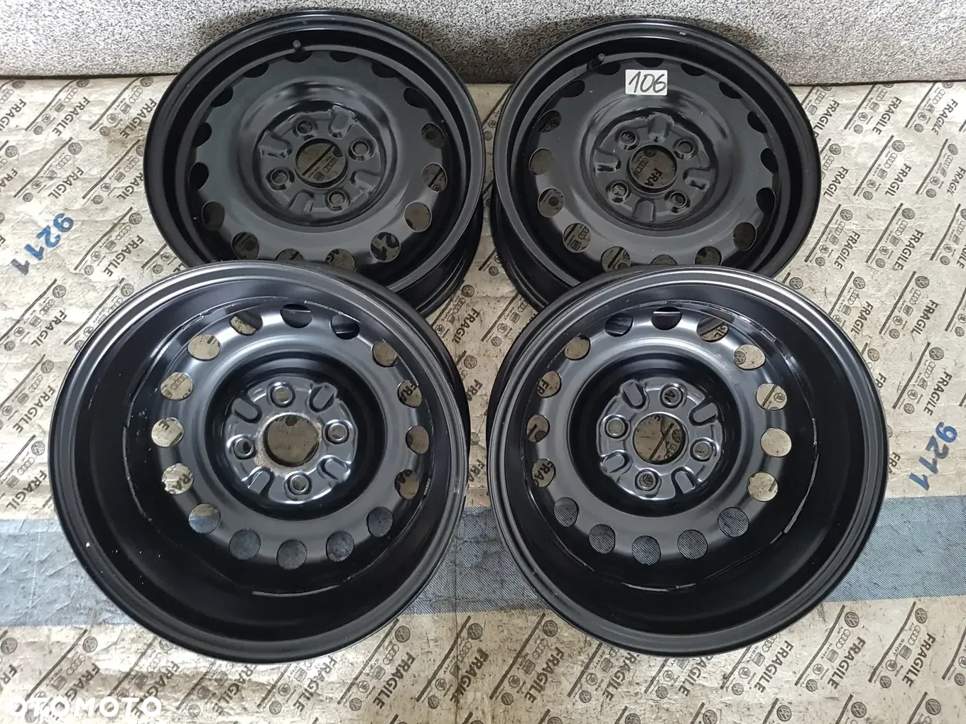 NOWE FELGI STALOWE CITROEN C1 TOYOTA AYGO PEUGOT 1008 4,5JX14  4X100 ET39 - 13