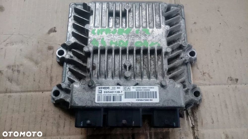 KOMPUTER STEROWNIK CITROEN C2 1.4 HDI 5WS40113B-T - 2