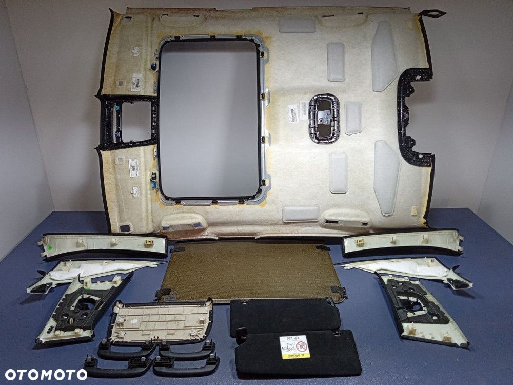 BMW 5 G30 PODSUFITKA CZARNA ALCANTARA SZYBERDACH - 4