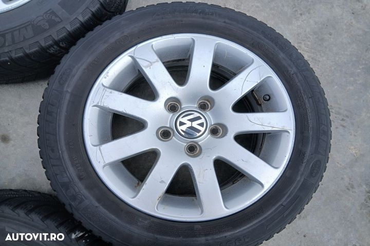 Jante aliaj cu anvelope 15 - set 3B0601025K 195/65 R15 7JX15H2 ET37 3 - 3