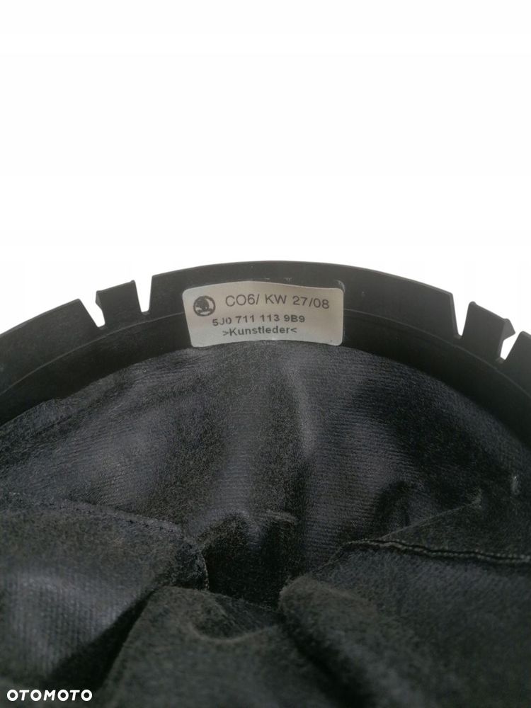 gałka mieszek zmiany biegów skoda fabia ii 5j0711113 - 4