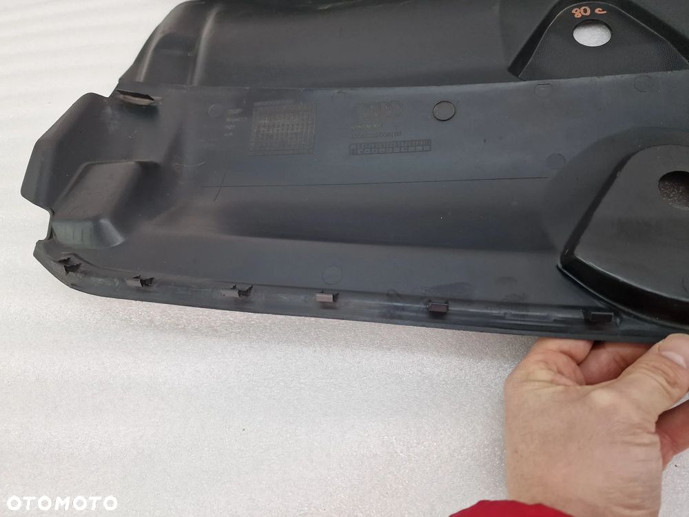 AUDI A4 B9 8W0 14- , LIFT 18- OSŁONA / NAKŁADKA PASA PRZEDNIEGO PRZÓD , NR 8W0807081 , 8W0807081F , NR AUKCJI OP80 - 17