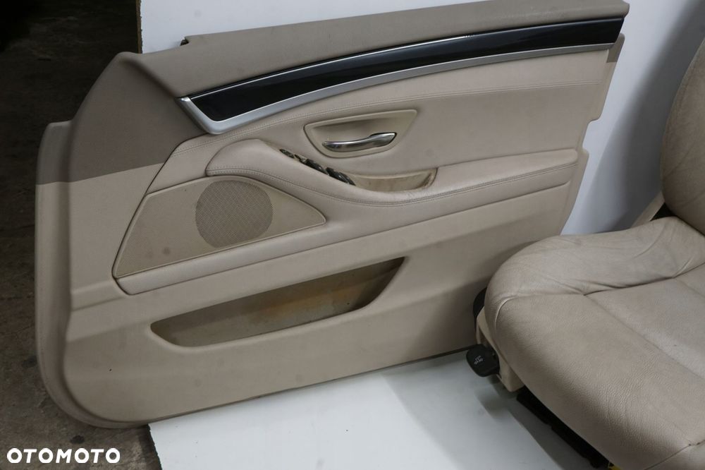 BMW 5 F10 FOTELE KANAPA BOCZKI SKÓRA GRZANE - 12