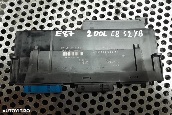 Modul confort 9267205 9267205 BMW Seria 1 E81/E82/E87/E88 [facelift] - 1