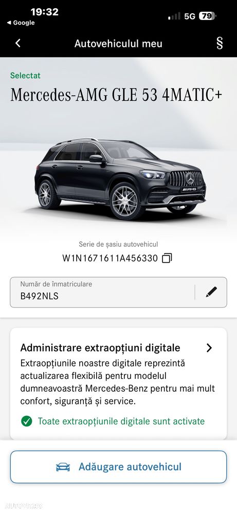 Mercedes-Benz GLE AMG 53 4Matic+ AMG Speedshift TCT 9G - 9