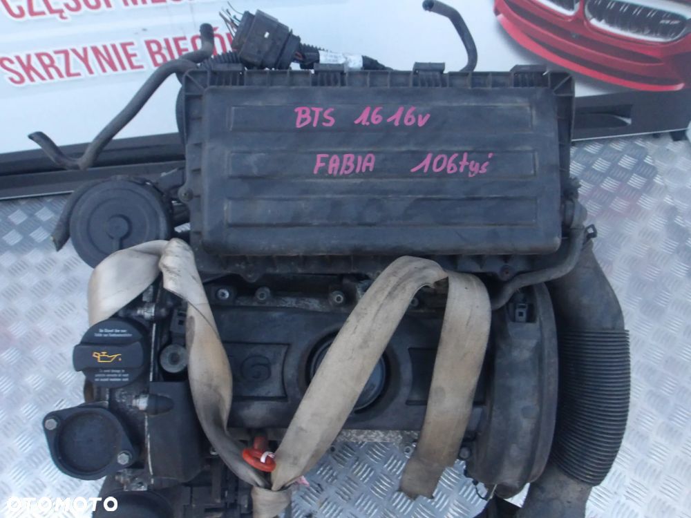SILNIK SKODA FABIA 1.6 16V BTS 106 TYS - 2