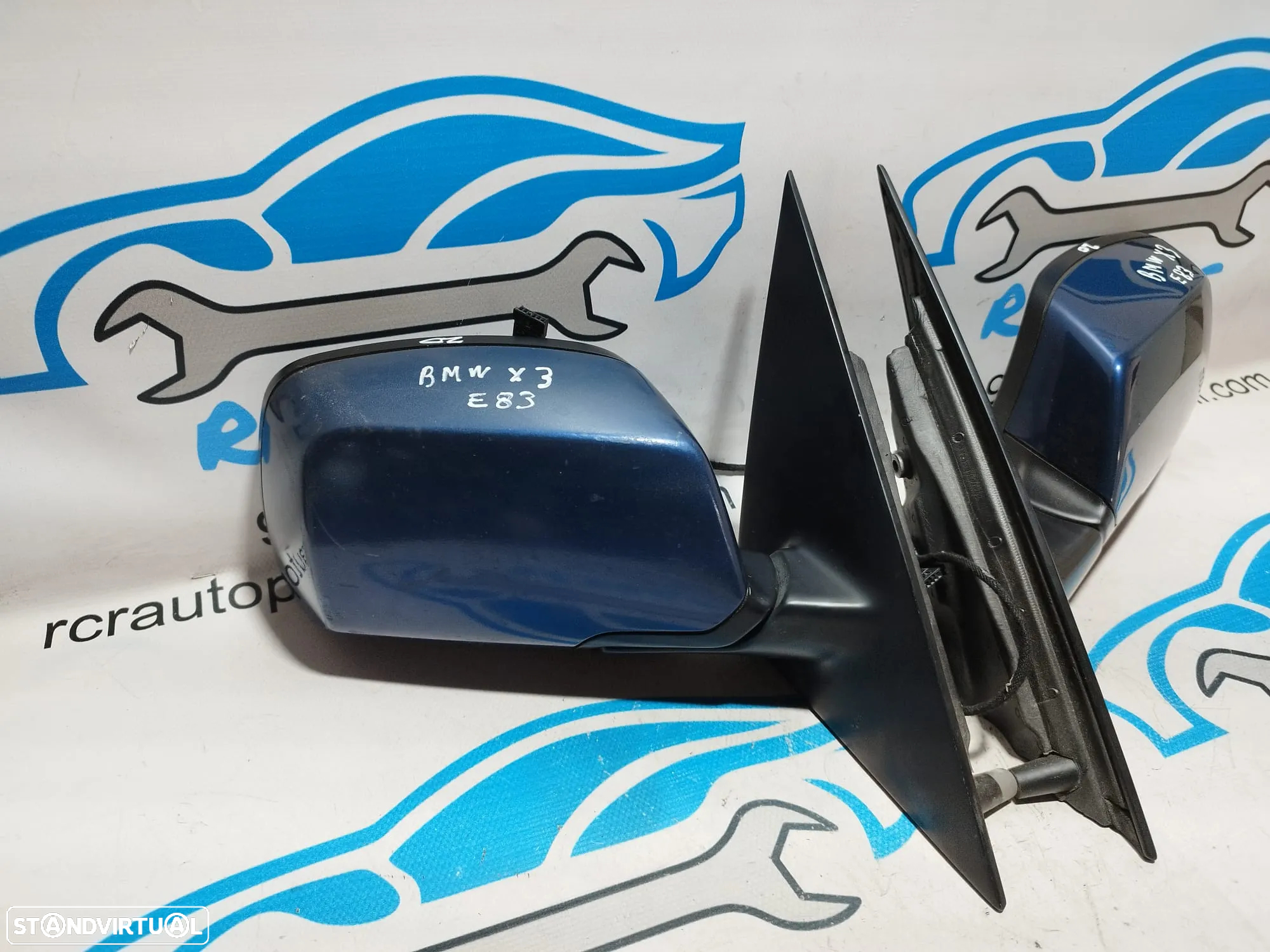 .ESPELHO RETROVISOR ESQUERDO DIREITO BMW X3 E83 51163452705 3452705 51163452706 3452706 ELETRICO AQUECIDO ESPELHOS RETROVISORES - 8