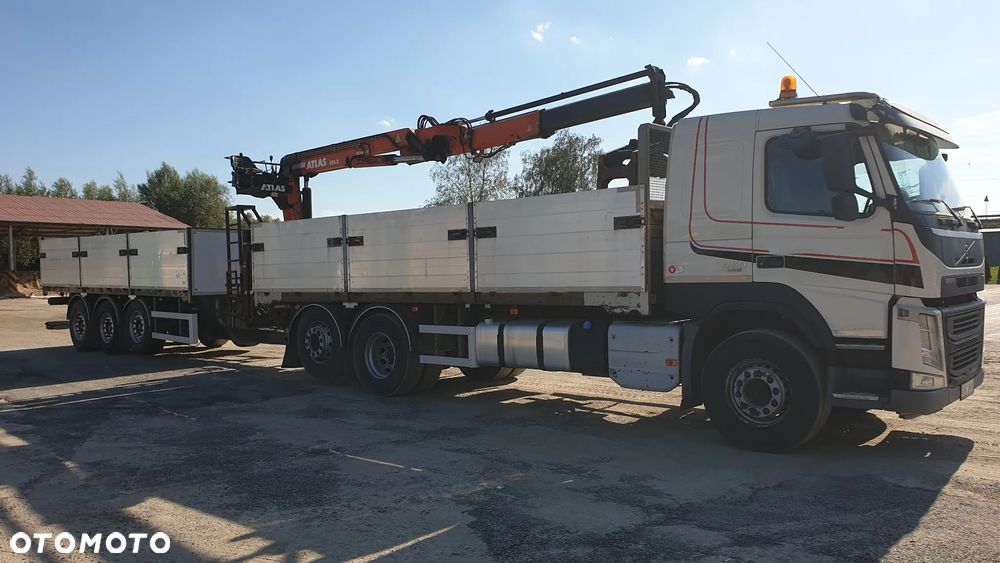 Volvo Volvo FM 460 / Zestaw Przyczepa Tandem / 6 X 2 / SKRZYNIOWY + HDS 2016 - 8