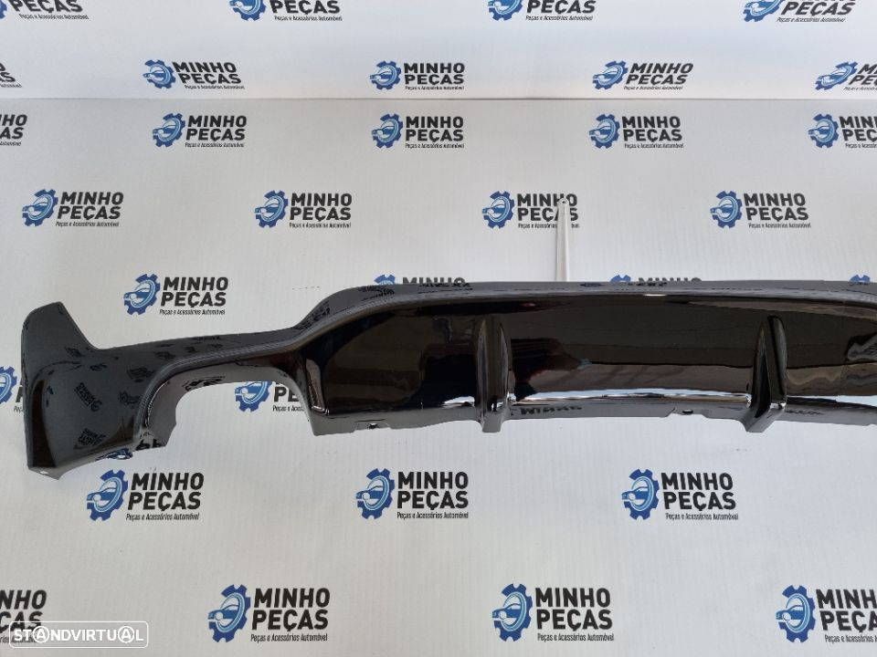 Difusor Traseiro BMW Série 4 F32/ F33/F36 Look 435i M-Performance Preto Brilho - 6