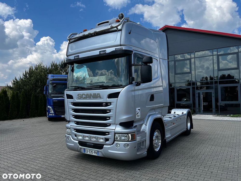 Scania R450 BEZ EGR/TOPLINE/SPROWADZONA Z FRANCJI/CAŁA NA PODUSZKACH/ALU FELGI/PTO/LODÓWKA/ - 2