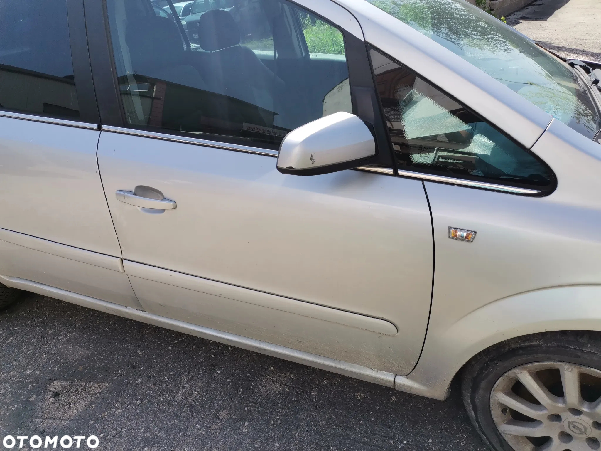 Opel Zafira B kod lakieru Z157 maska zderzak drzwi blotnik skrzynia lampa szyba - 4