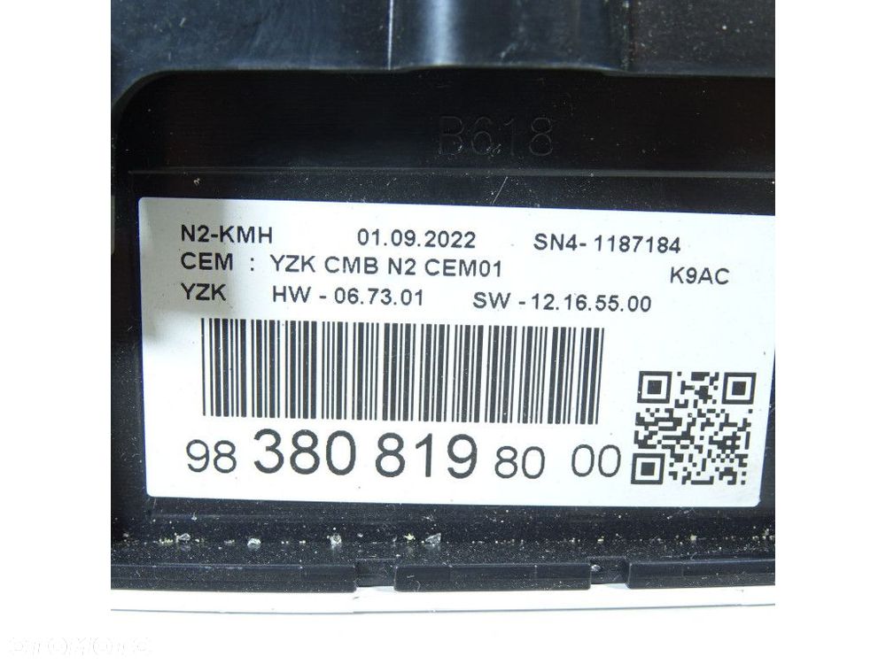 TOYOTA PROACE CITY 1.5D LICZNIK 9838081980 - 3