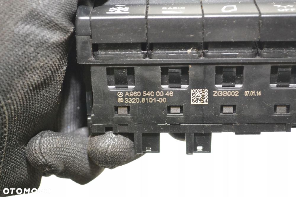 PANEL OŚWIETLENIA KABINY KLIMA WEBASTO MERCEDES ACTROS MP4 A9605400046 - 6