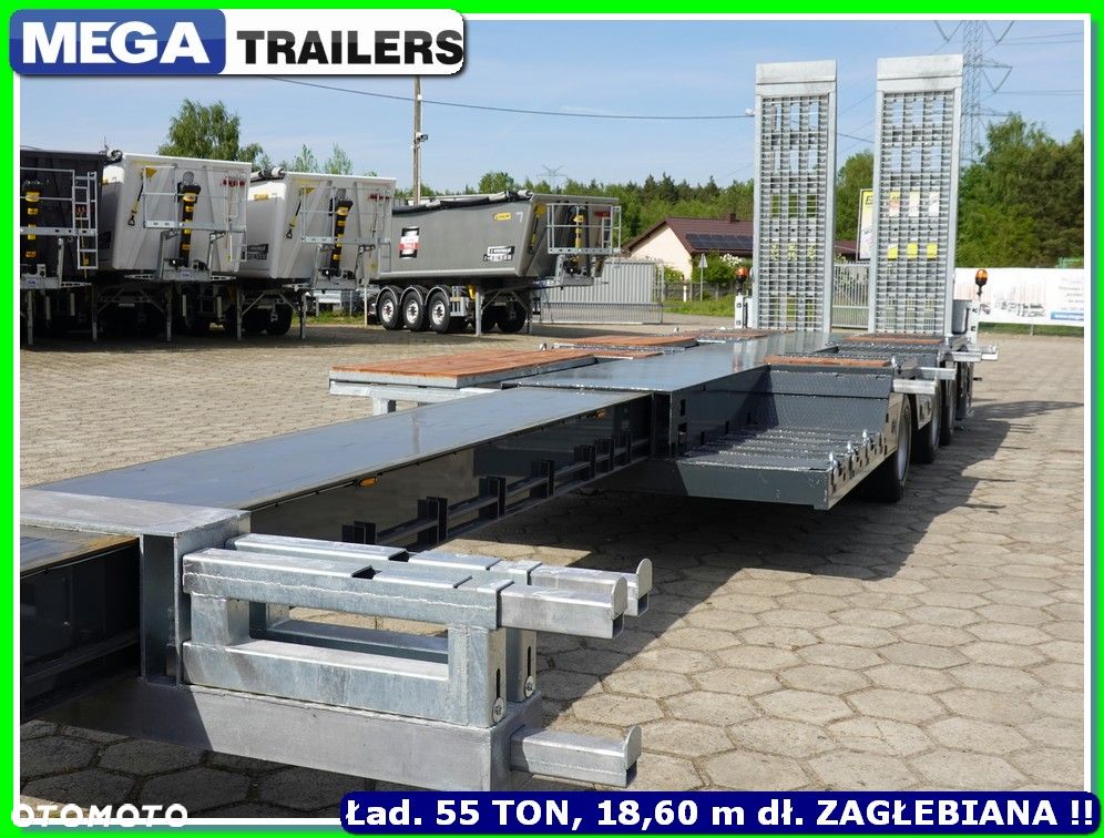 Mega Laweta 13,60 + wysuw 5,0 m., szer. 3,10 m,  ZAGŁĘBIANA, najazdy HYDRULICZNE OCYNK !!! - 10