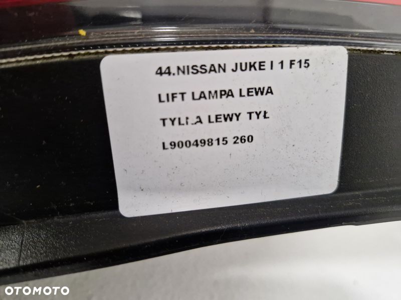nissan juke i 1 f15 lift lampa lewa tylna lewy tył l90049815 - 5
