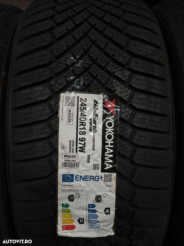 Vând set anvelope 245/40/18-265/35/18 Yokohama de iarnă noi - 2