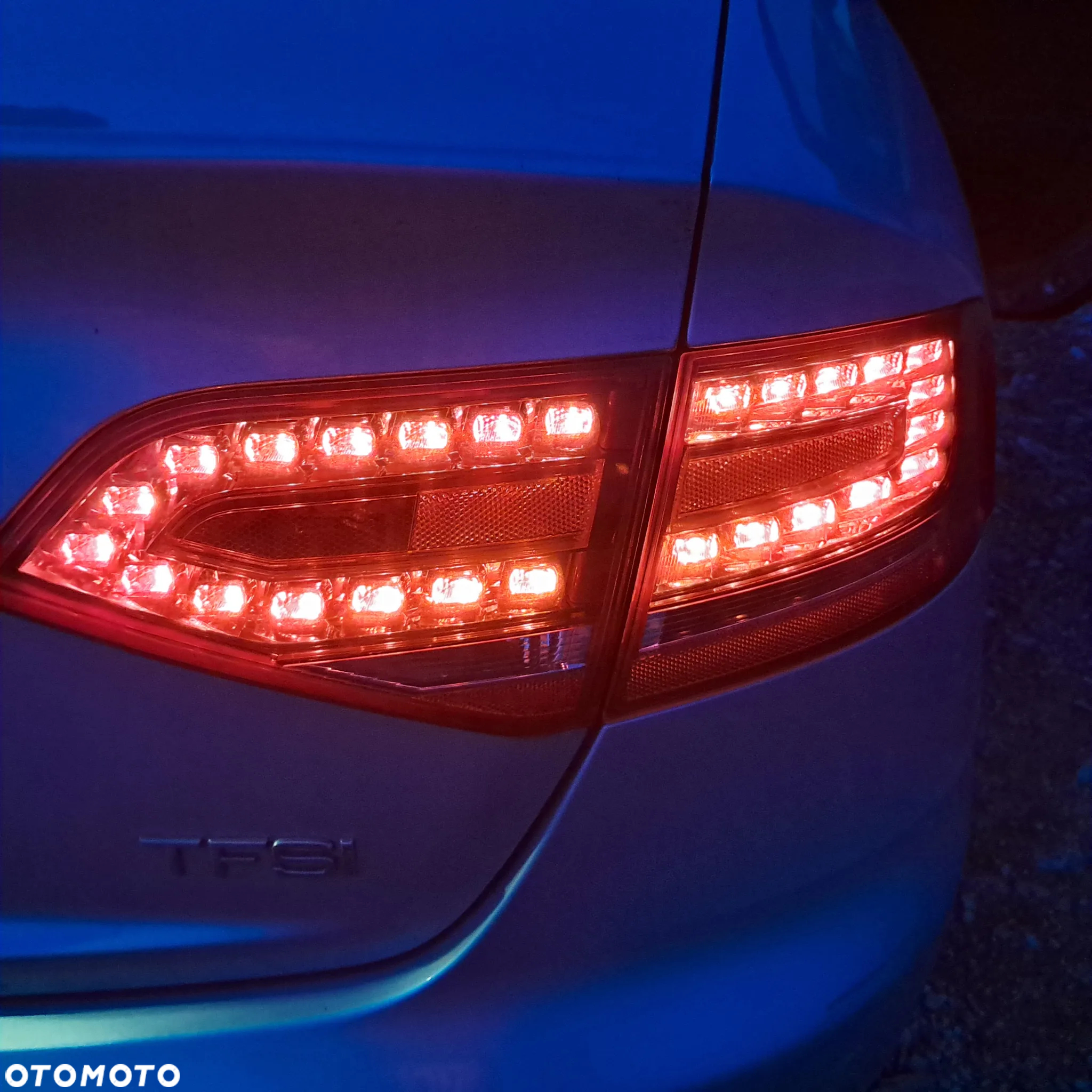 Lampa Lampy Tył Tylnie Lewa w Błotnik LED Audi A4 B8 Sedan 8K5 - 19