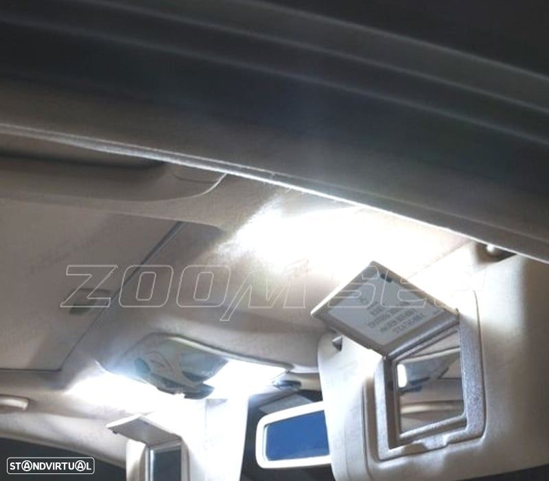 KIT COMPLETO DE 9 LAMPADAS LED INTERIOR PARA MERCEDES CLASE C W202 C220 C230 C280 C43 AMG 93-99 - 5