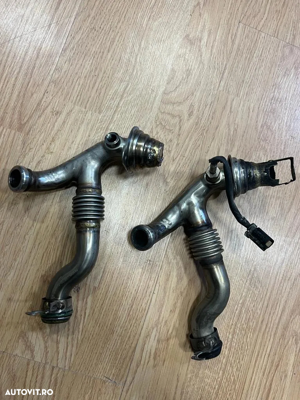 2 conducte conducta galerie admisie BMW N57 teava EGR N57 EGR off EGR on BMW E90 F10 F11 F01