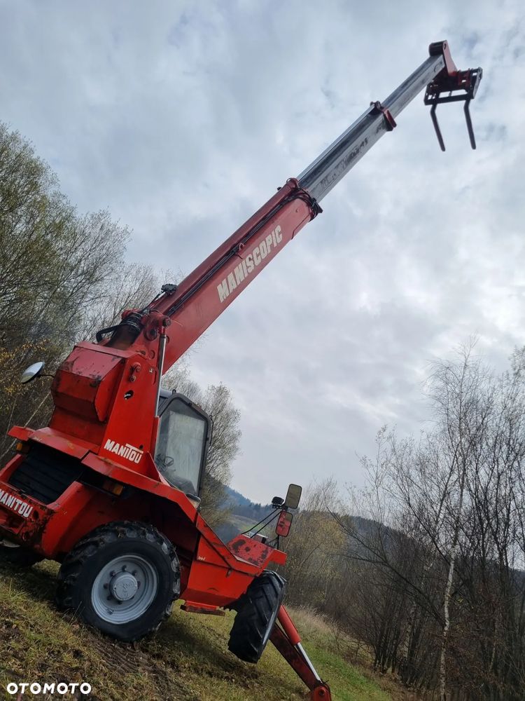 Manitou MT1230.SCP Ładowarka Teleskopowa z podporami 4x4. 13metrów Wysięg! Udzwig 3 tony. Silnik Perkins 4cyl. Import Norwegia! Perfekt stan! 3tryby skrętu. 4 biegi REWERS  Oryginał! Opony ładne. Potężna moc! - 6
