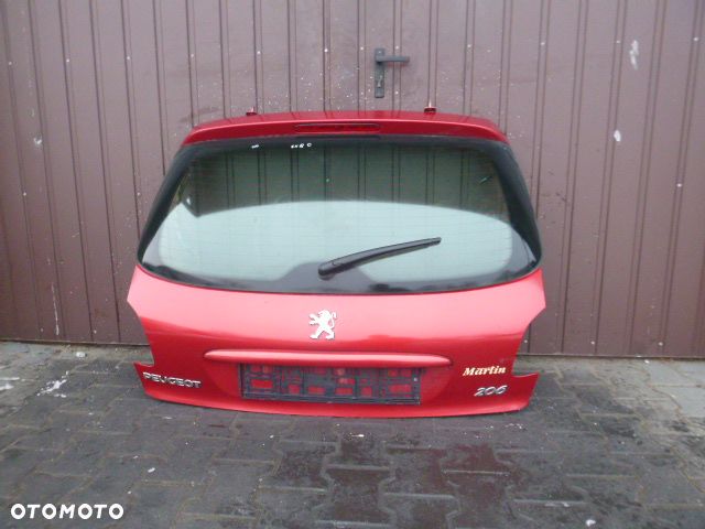 KLAPA TYŁ TYLNA PEUGEOT 206 HB EKQD KOMPLETNA - 10