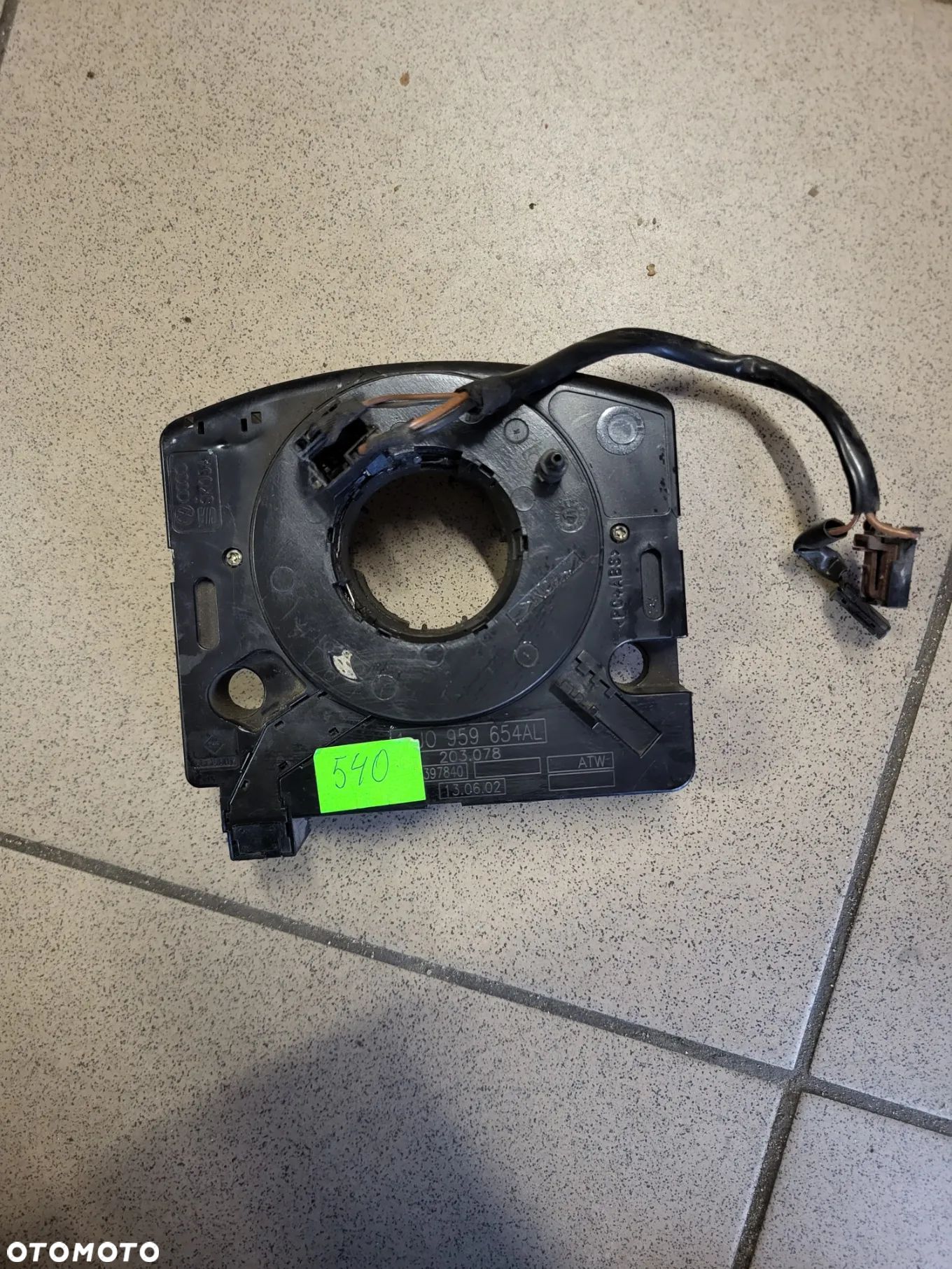 TAŚMA AIRBAG ZWIJAK AUDI VW SEAT SKODA 1J0959654AL - 1