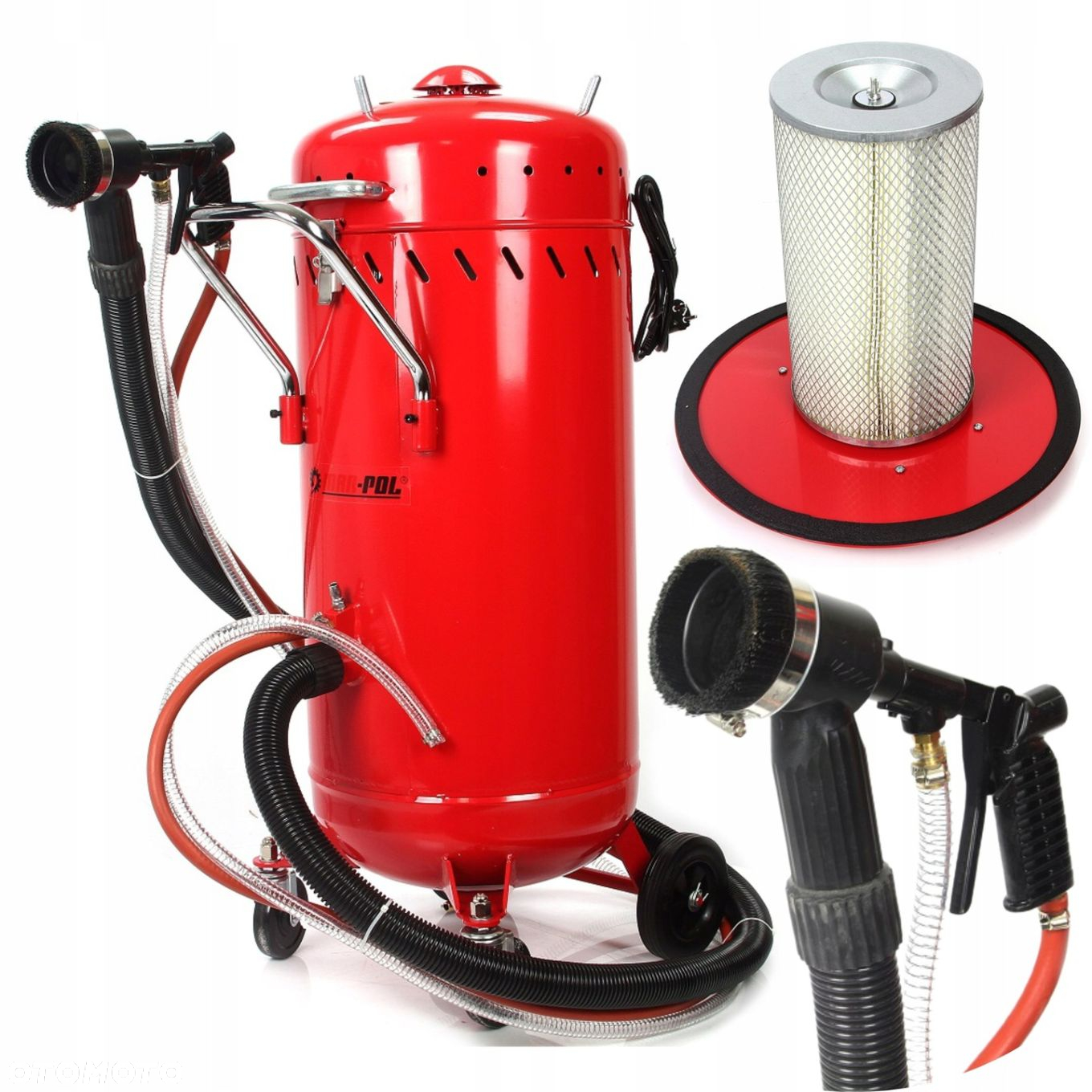 MAR-POL PIASKARKA 105L /28 GAL 1200 W 5,5-8,3 bar DYSZA 7,5 mm M80593 - 9