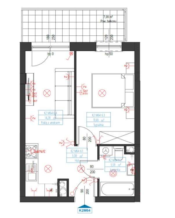 Komfortowe 2-pok. mieszkanie, parking + komórka lok. EKO GROTA